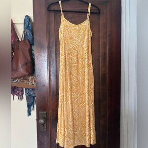 O'Neill Yellow and White Sun Dress